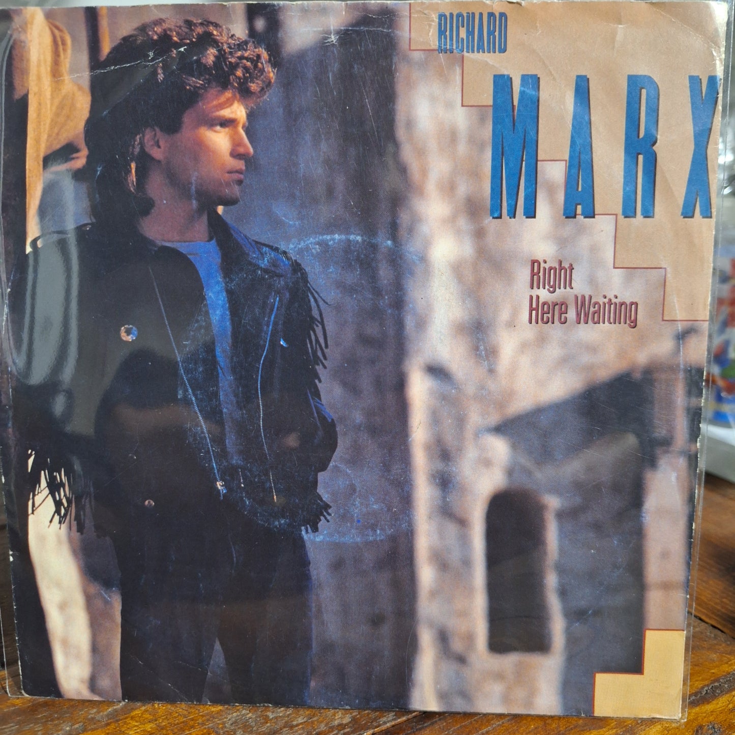 Richard Marx Right Here Waiting Simple 7" De Epoca VG+