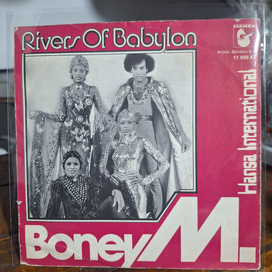 Boney M Rivers of Babylon Simple 7" De Epoca VG+