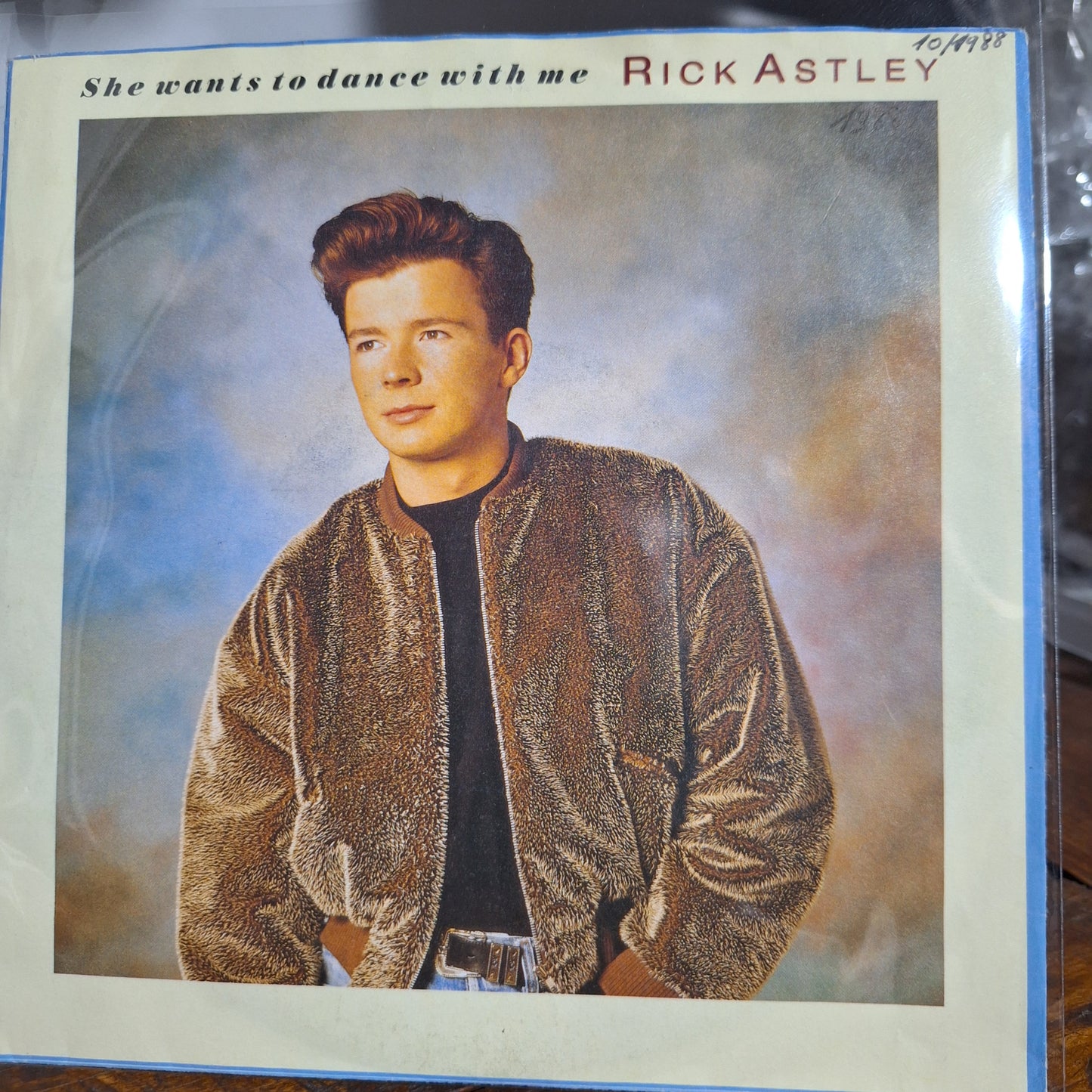 Rick Astley She Wants to dance With Me Simple 7" De Epoca VG+