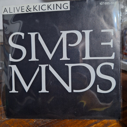 Simple Minds Alive And Kicking Simple 7" de Epoca VG+