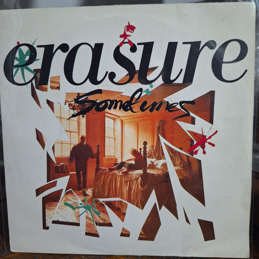 Erasure Sometimes Simple 7" de Epoca VG+