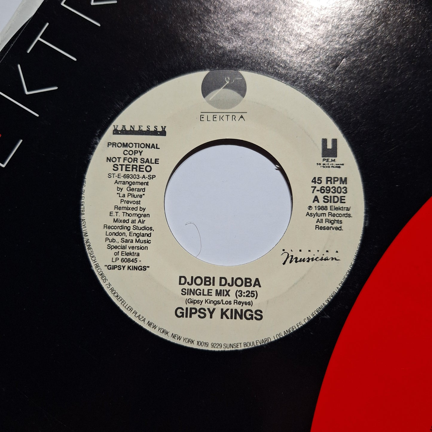 Gipsy Kings Djobi Djoba Simple 7" 2da. Mano Usado VG+