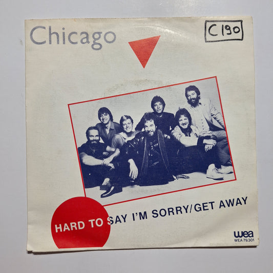 Chicago Hard to say Im Sorry Simple 7" 2da. Mano Usado VG+