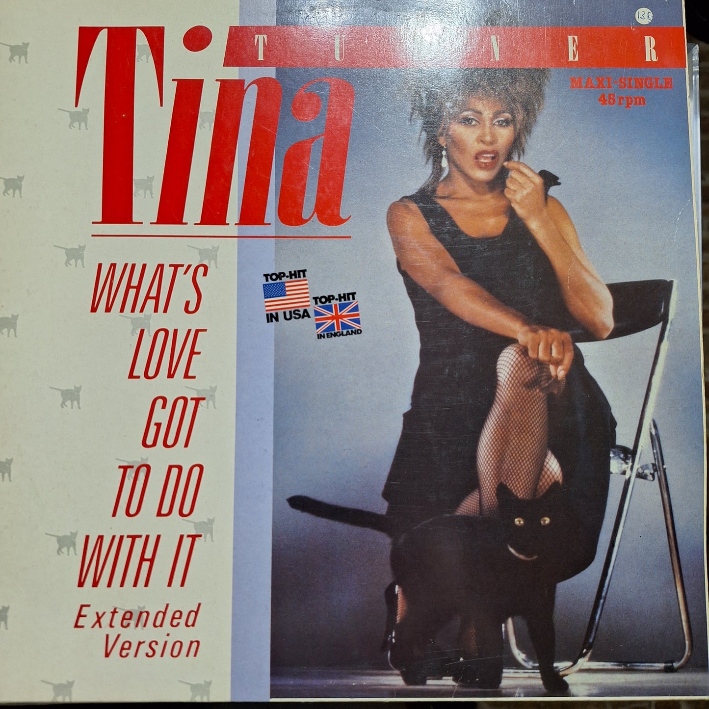 Tina Turner Whats Love Got To Do With It Maxi 2da. Mano VG+