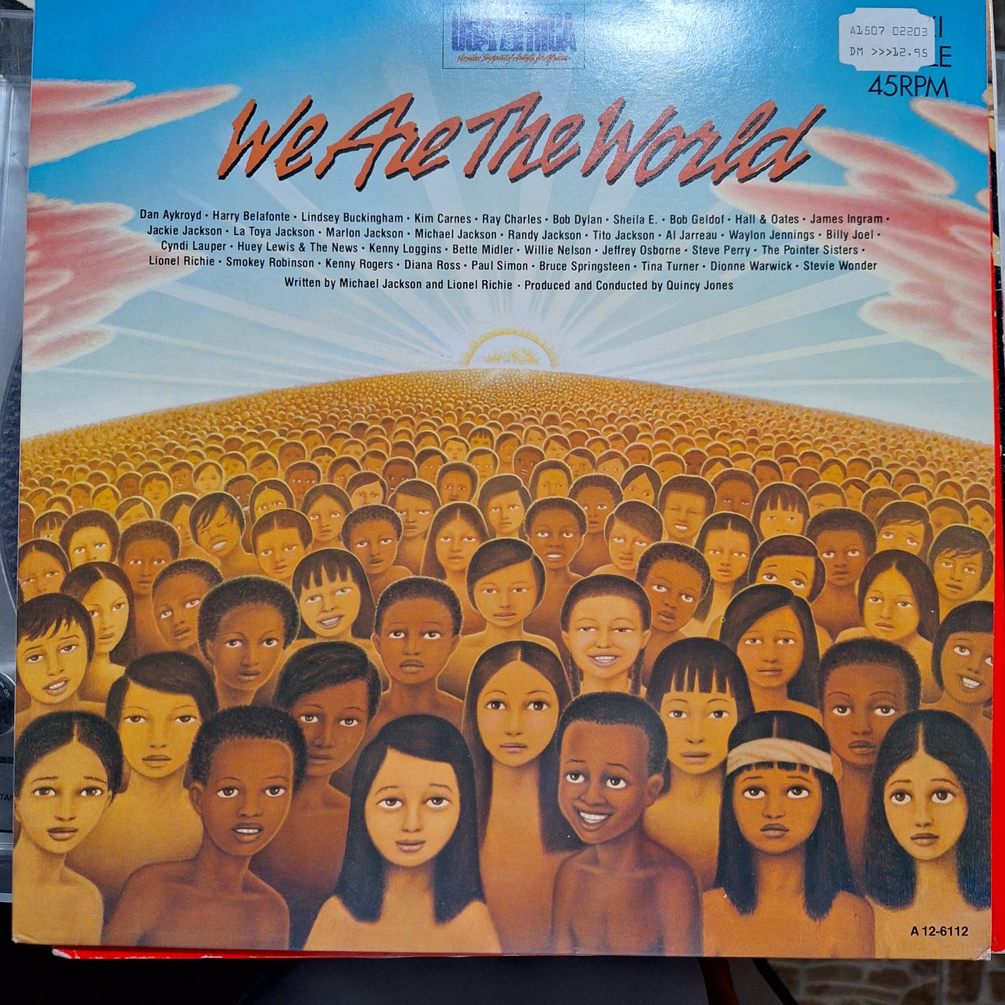 Usa for Africa We Are The World Maxi 2da. Mano VG+