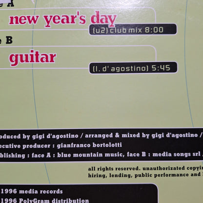 Gigi D Agostino New Years Day Maxi 2da. Mano Usado VG+