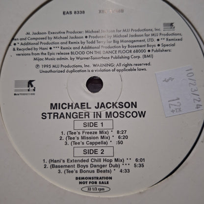 Michael Jackson Stranger in Moscow Maxi 2da. Mano VG+