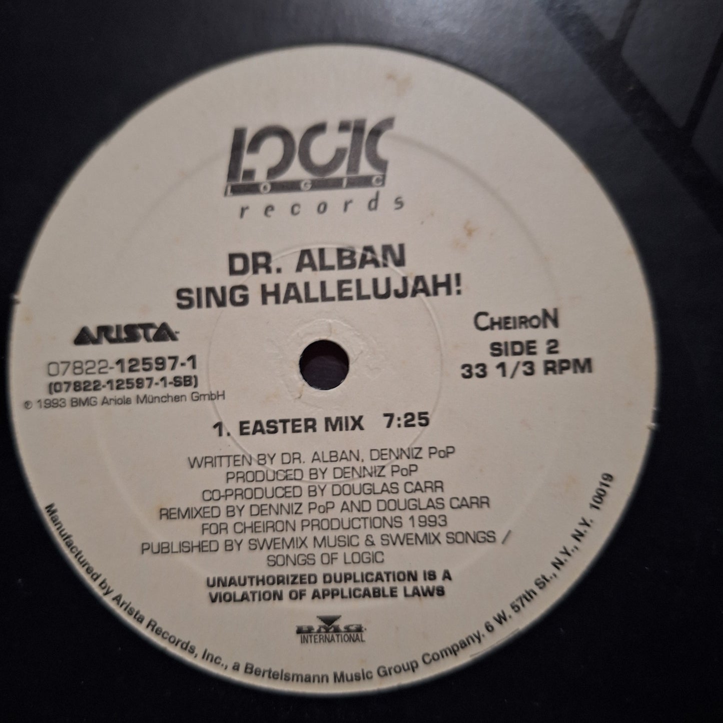 Dr. Alban Sing Hallelujah Maxi 2da. Mano VG+