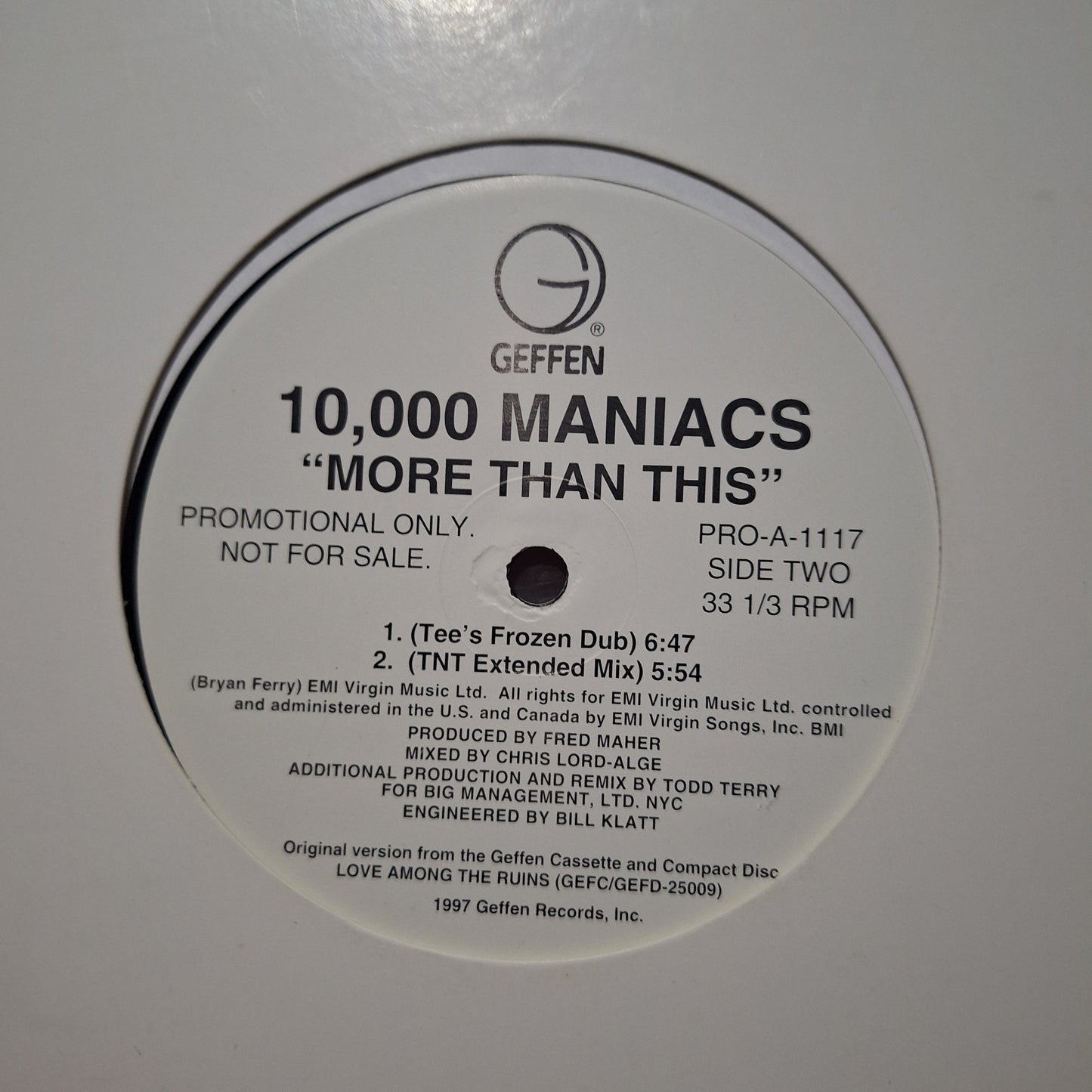 10000 Maniacs More Than This Maxi 2da. Mano VG+