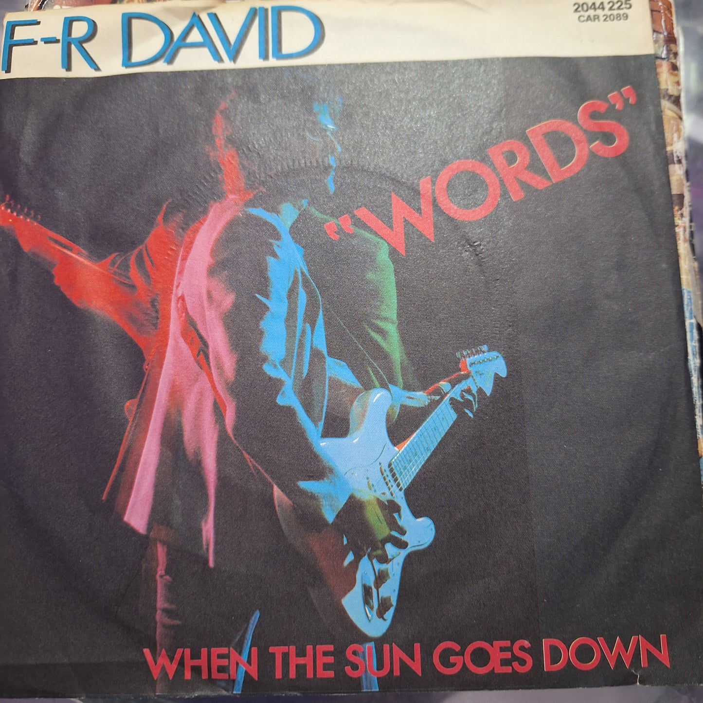 F.R. David Words Simple 7" de Epoca VG+