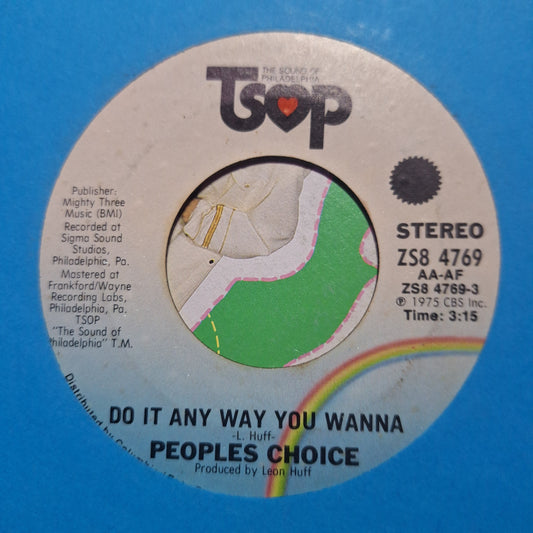 Peoples Choice Do It Anyway Simple 7" de Epoca VG+