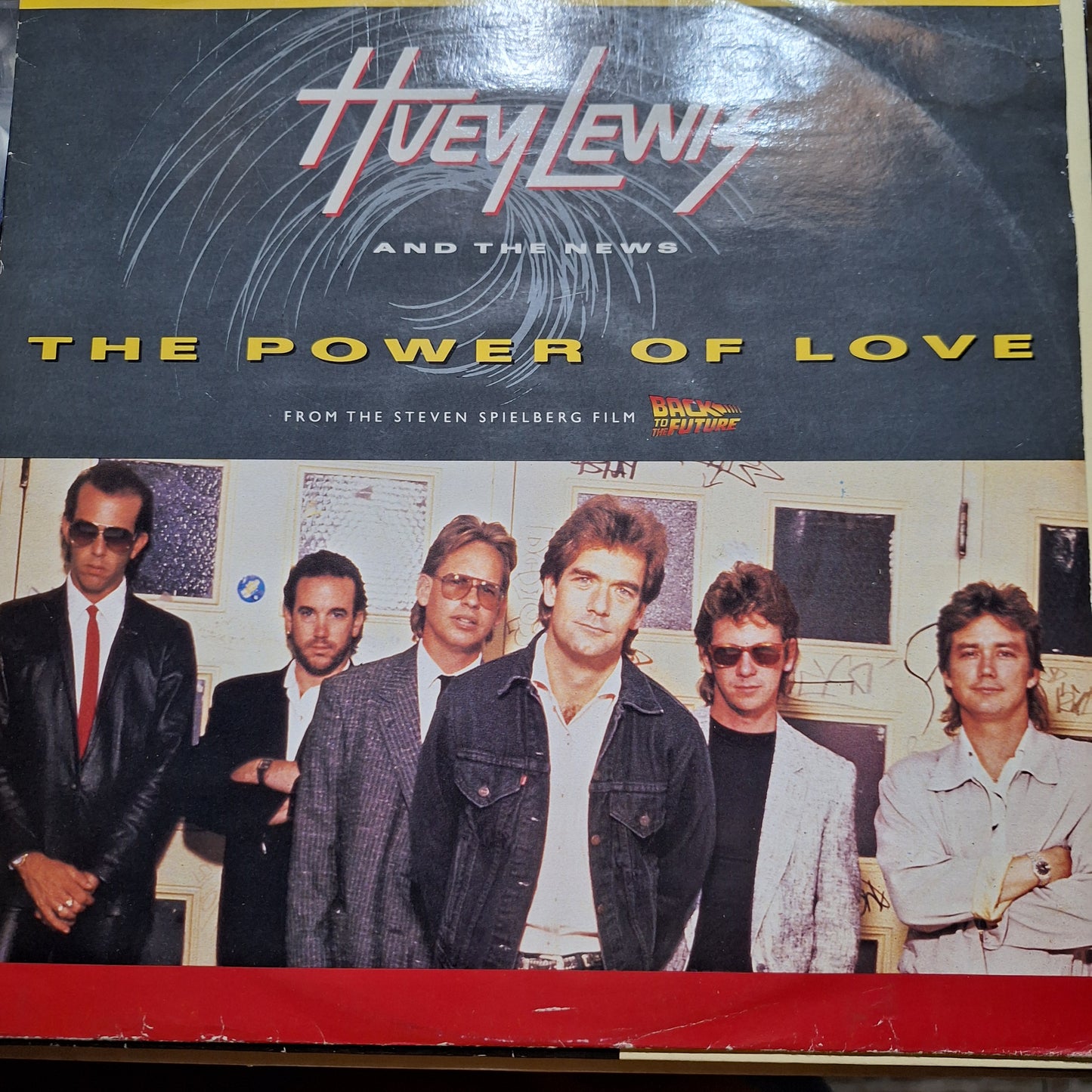 Huey Lewis and the News The Power of Love Maxi 2da. Mano VG+