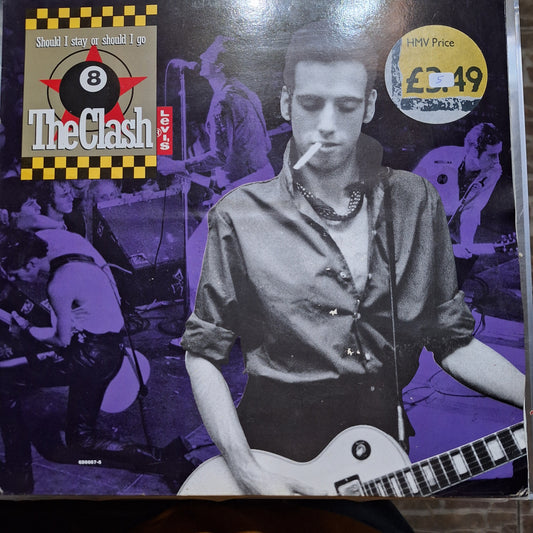 The Clash Should I Stay or Should I Go Maxi 2da. Mano VG+