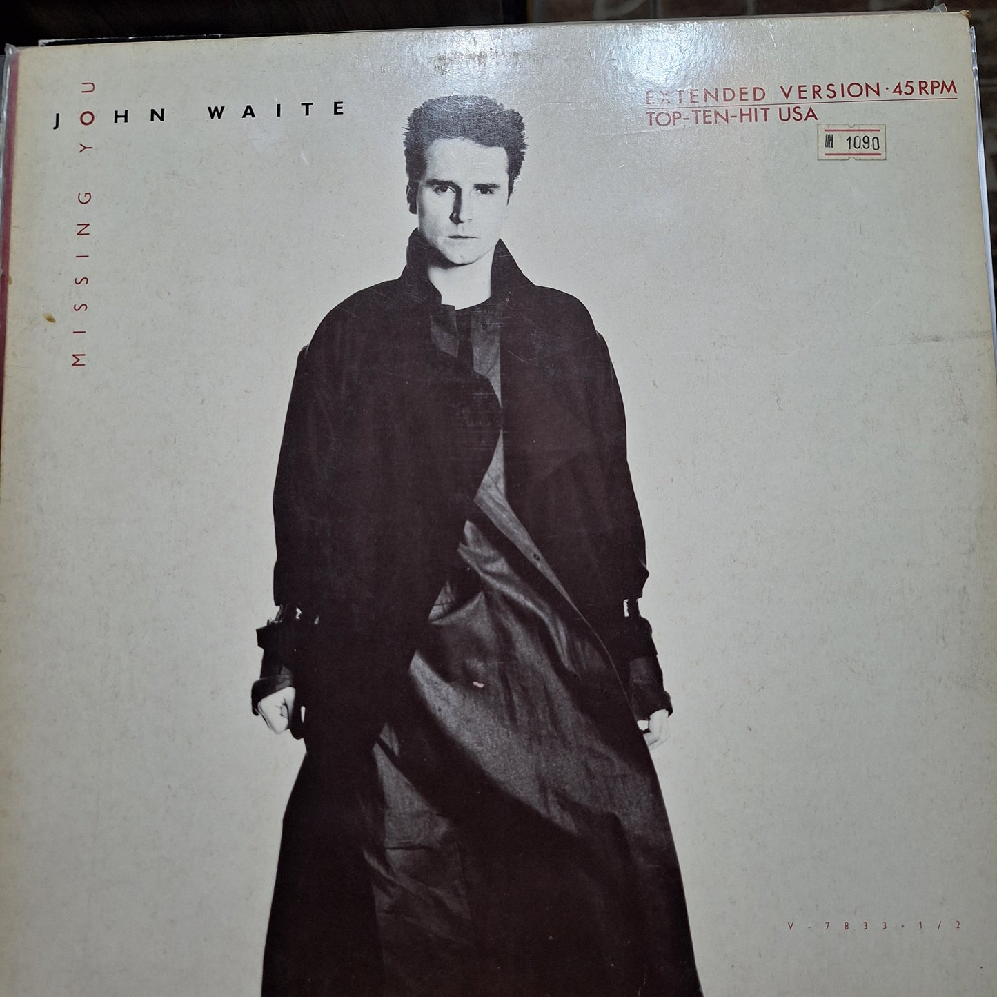 John Waite Missing You Maxi 2da. Mano VG+