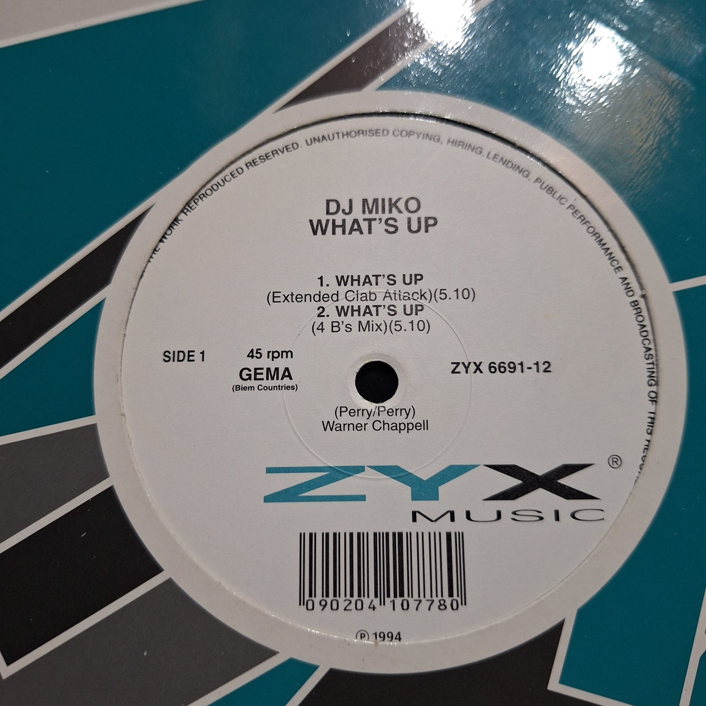 Dj Miko Whats Up Maxi 2da. Mano VG+