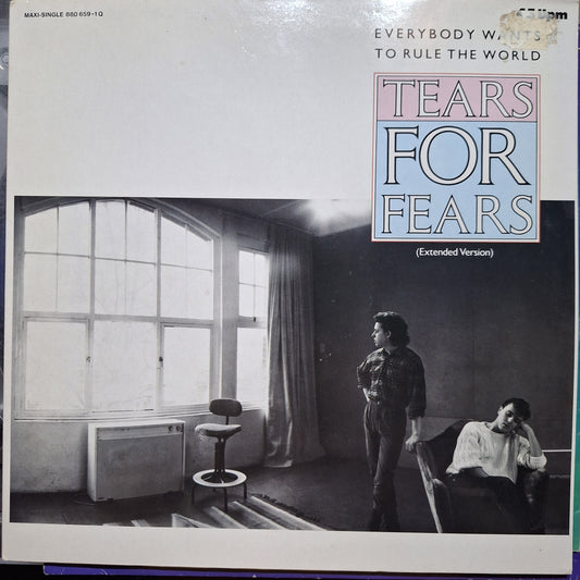 Tears for Fears Everybody Wants to Rule the World Maxi 2da. Mano VG+