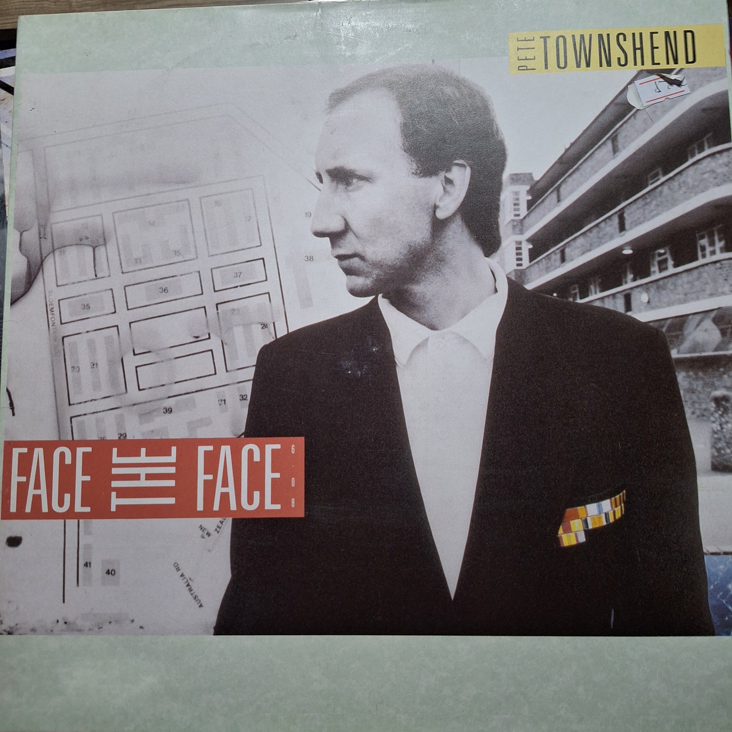 Pete Townshend Face the Face Maxi 2da. Mano VG+