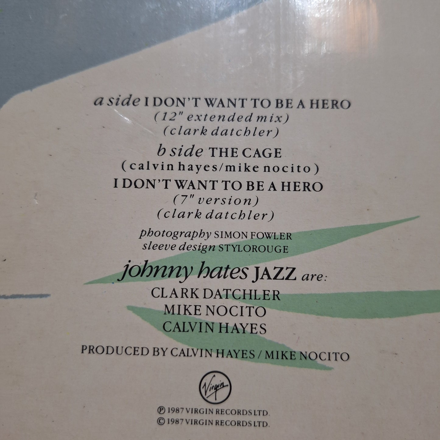 Johnny Hates Jazz I dont want to be a hero Maxi 2da. Mano Usado en Excelente Estado