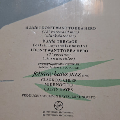 Johnny Hates Jazz I dont want to be a hero Maxi 2da. Mano Usado en Excelente Estado