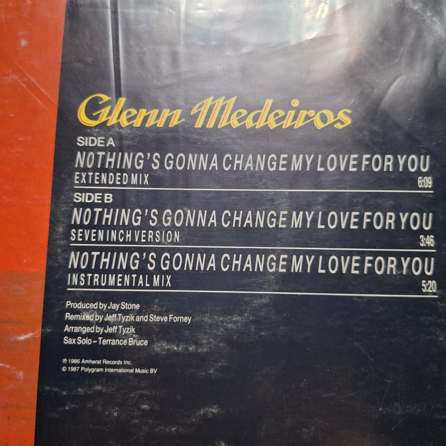 Glen Medeiros Nothing Gonna Change My Love Maxi 2da. Mano Usado en Excelente Estadoopia)