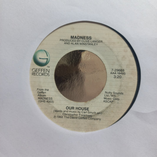 Madness Our House Simple 7" de Epoca VG+