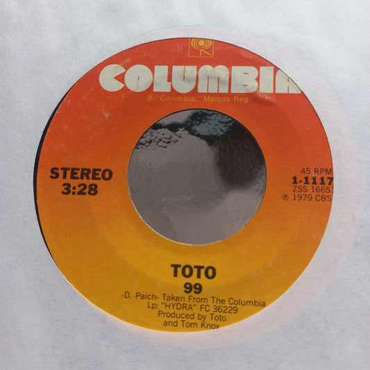 Toto 99 Simple 7" 2da. Mano Usado Muy Bien + VG+