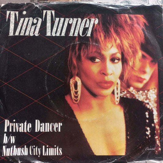 Tina Turner Private Dancer Simple 7" 2da. Mano Usado Muy Bien + VG+