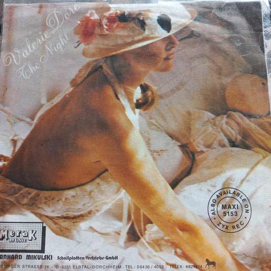 Valerie Dore The Night Simple 7" 2da. Mano Usado Muy Bien + VG+