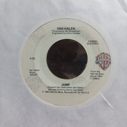Van Halen Jump Simple 7" 2da. Mano Usado Muy Bien + VG+