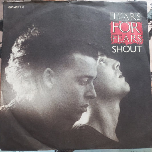 Tears for Fears Shout Simple 7" 2da. Mano Usado Muy Bien + VG+