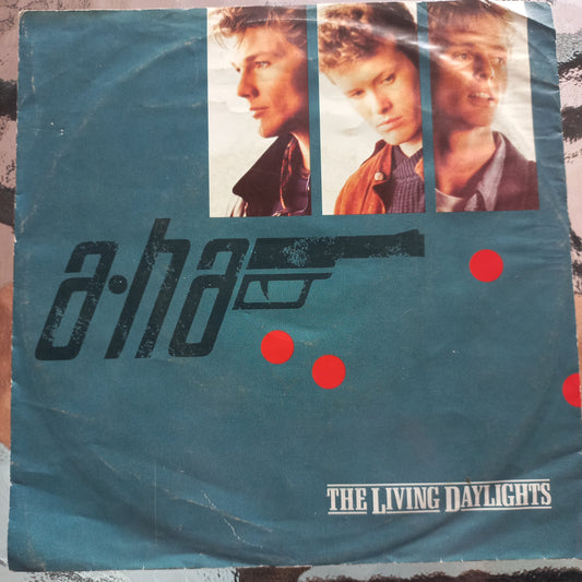 A Ha The Living Daylights Simple 7" 2da. Mano Usado Muy Bien + VG+