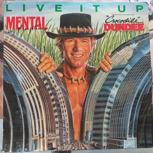 Mental As Anything Live It up Simple 7" 2da. Mano Usado Muy Bien + VG+
