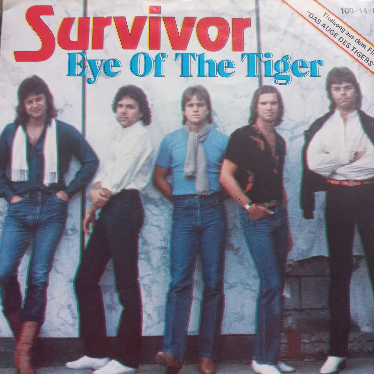 Survivor The Eye Of The Tiger Simple 7" 2da. Mano Usado Muy Bien + VG+