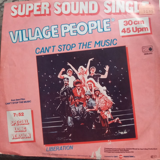 Village People Cant stop the Music Maxi De Epoca VG+