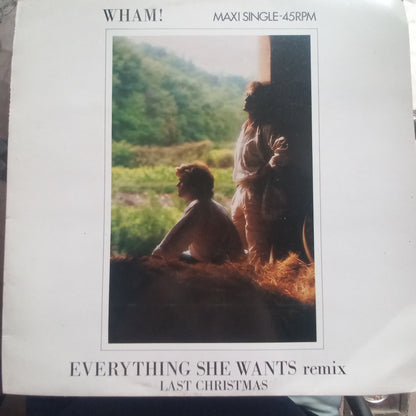 Wham Last Christmas / Everything she Wants Maxi De Epoca VG+