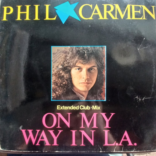 Phil Carmen On my Way to L.A. Maxi De Epoca VG+