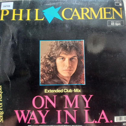 Phil Carmen On my Way to L.A. Maxi De Epoca VG+