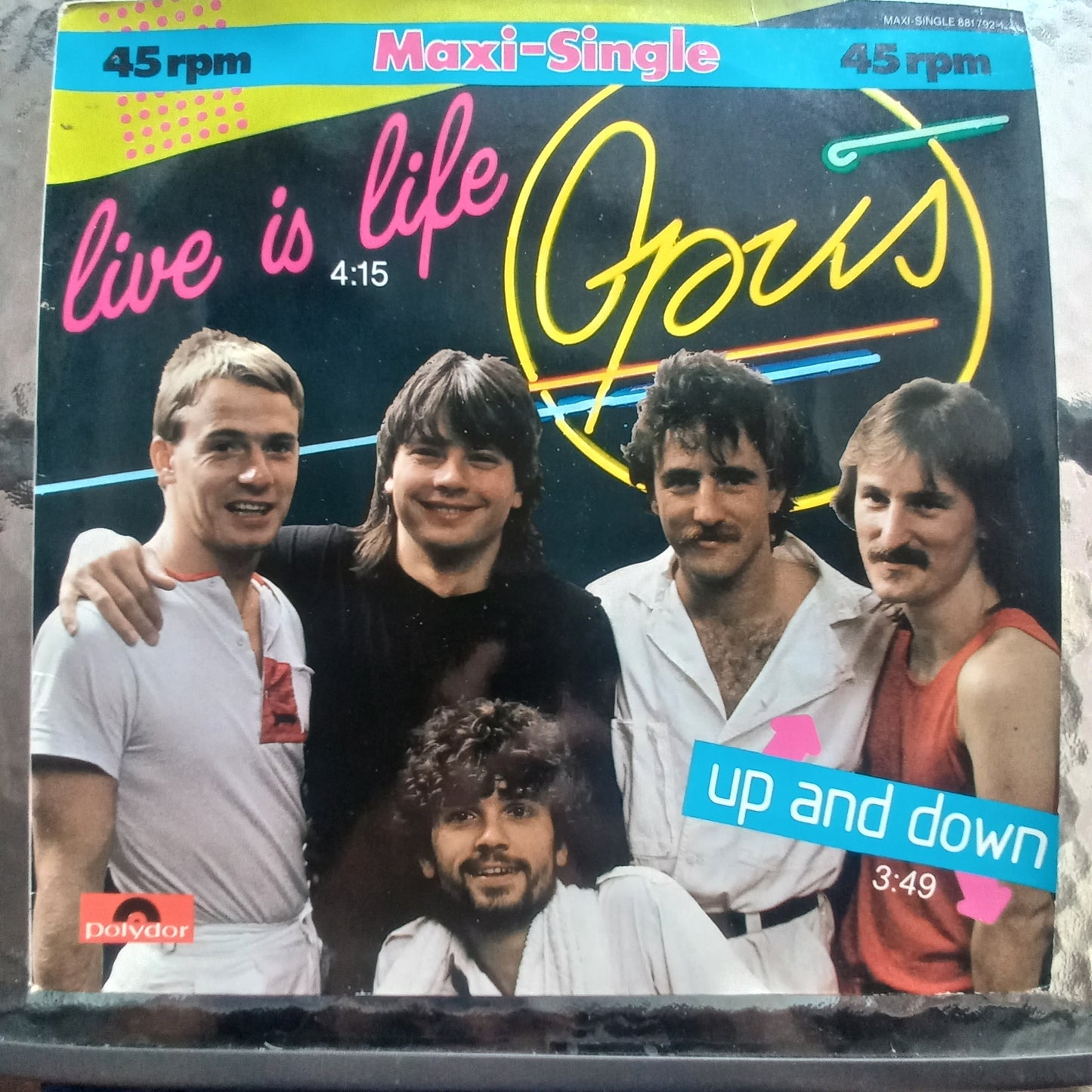 Opus Live is Life Maxi De Epoca VG+