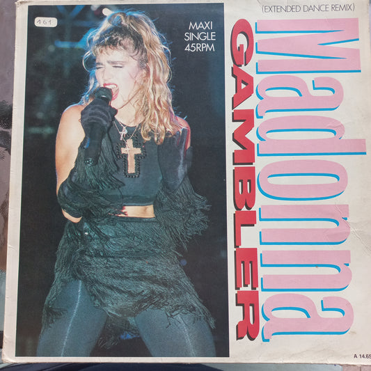 Madonna Gambler Maxi De Epoca VG+