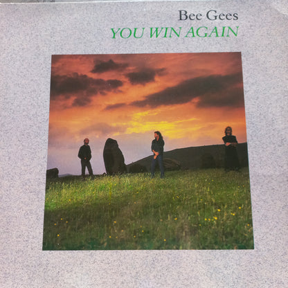 Bee Gees You Win Again Remixes Maxi De Epoca VG+