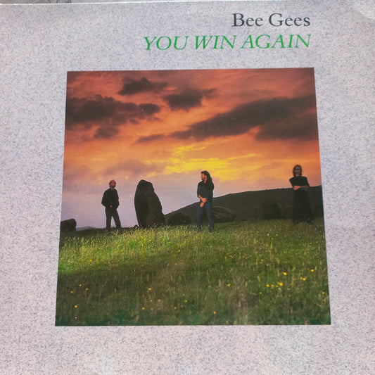 Bee Gees You Win Again Remixes Maxi De Epoca VG+