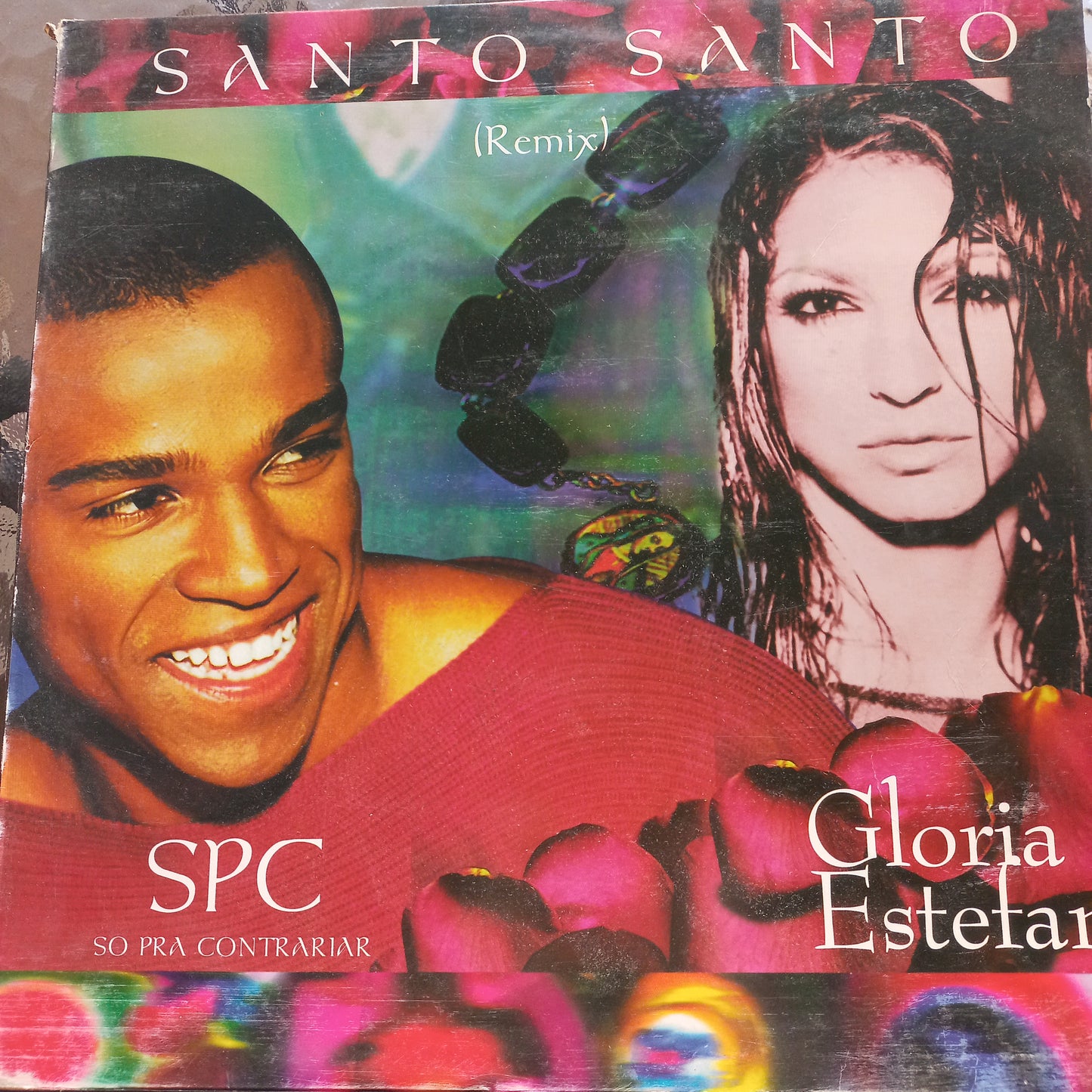 So Pra Contrariar Feat Gloria Estefan SAnto Santo Maxi De Epoca VG+