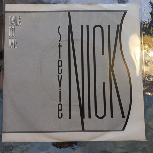 Stevie Nicks Talk to Me Simple 7" 2da. Mano VG+