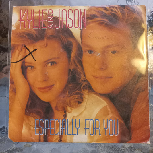 Kylie Minogue Jason Donovan Especially for You Simple 7" 2da. Mano Usado Muy Bien + VG+