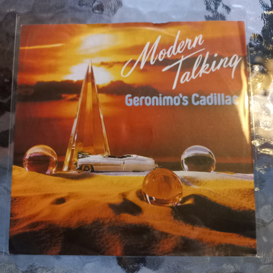 Modern Talking Geronimos Cadillac Simple 7" 2da. Mano Usado Muy Bien + VG+