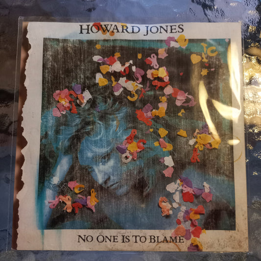 Howard Jones No One is to Blame Simple 7" 2da. Mano Usado Muy Bien + VG+