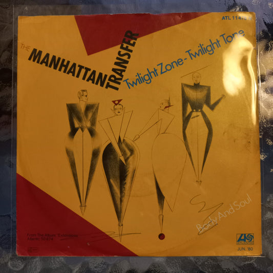 Manhattan Transfer The Twilight Zone Simple 7" 2da. Mano VG+