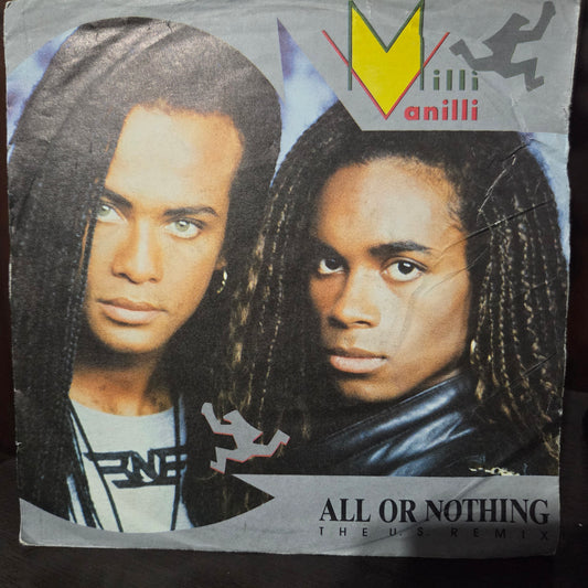 Milli Vanilli All Or Nothing Simple 7" 2da. Mano VG+