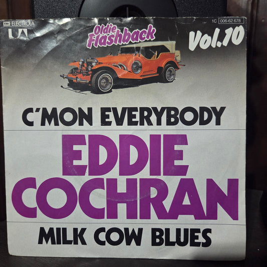 Eddie Cochran C Mon Everybody Simple 7" 2da. Mano VG+