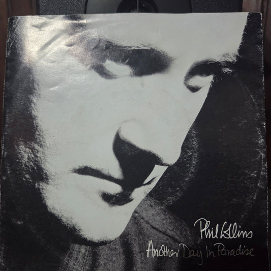 Phil Collins Another Day In Paradise Simple 7" 2da. Mano VG+